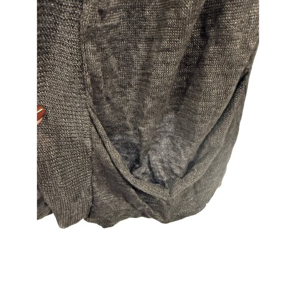 Eileen Fisher Lightweight Linen Cardigan Size L - Picture 4 of 9